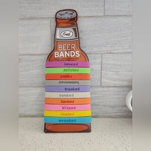 NWT Fred Beer Bands Drink Markers set of 12 !